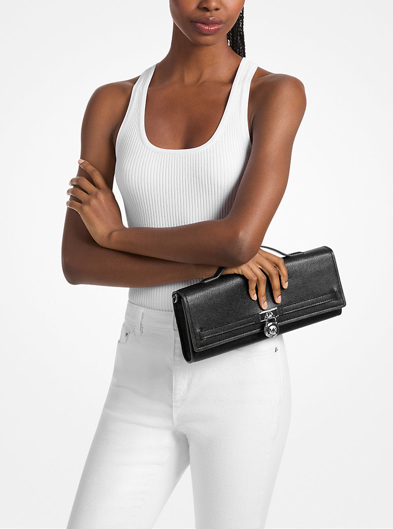 Hamilton Moderne Medium Leather Convertible Clutch