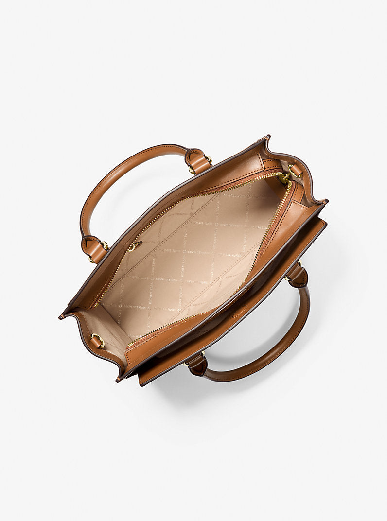 Becca Medium Signature Logo Stripe Satchel