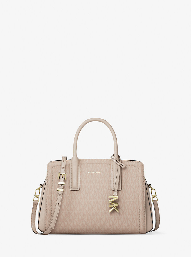 Laila Small Signature Logo Satchel