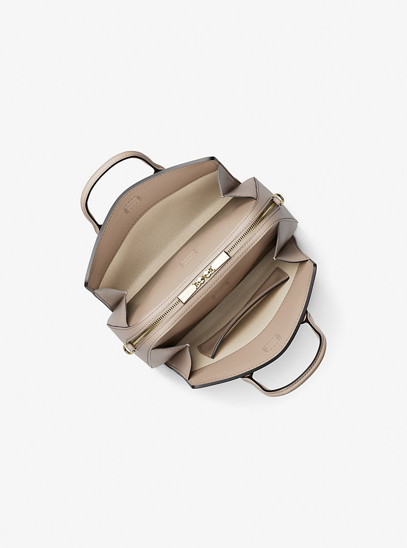 Laila Small Signature Logo Satchel