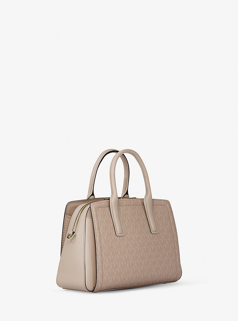 Laila Small Signature Logo Satchel