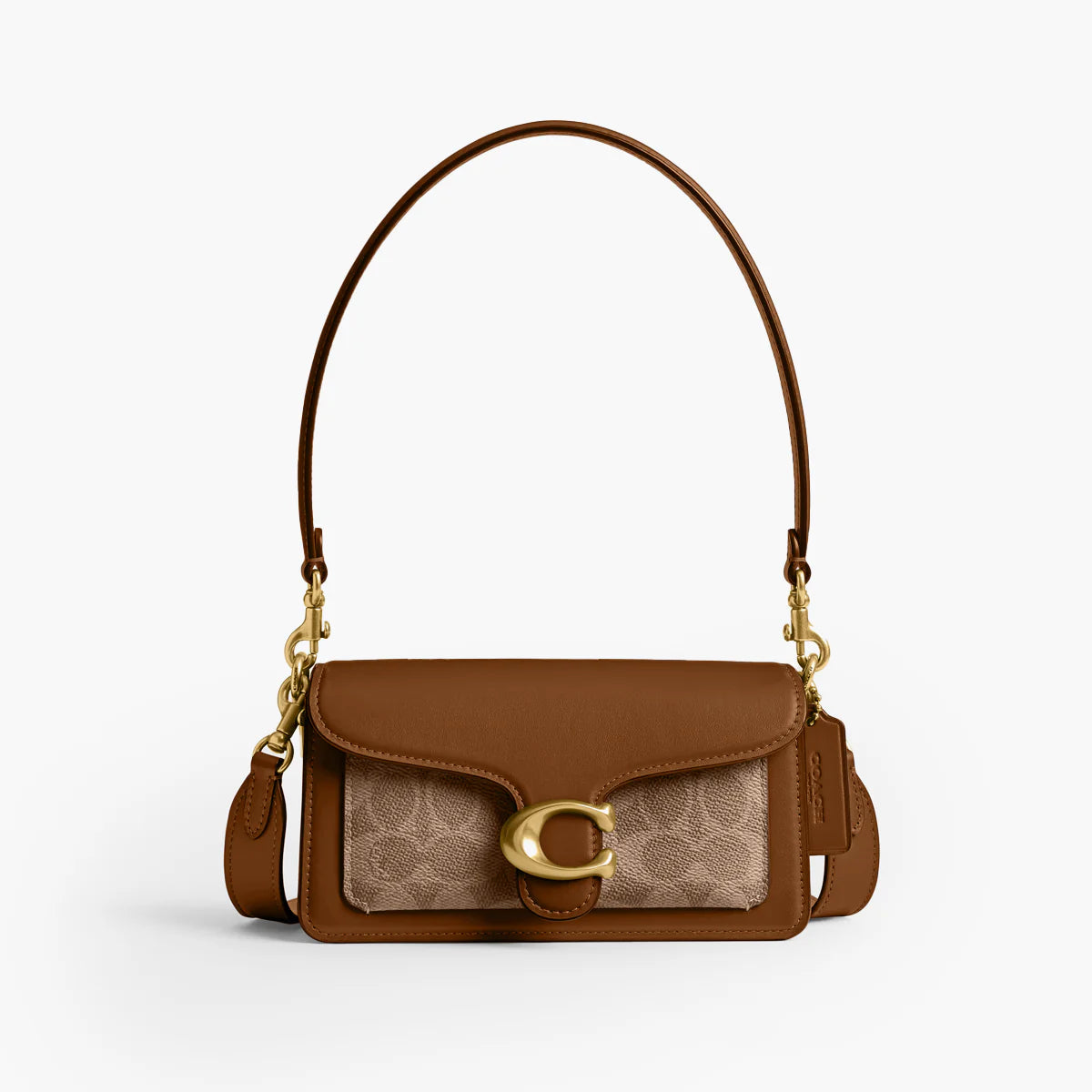 Coated Canvas Signature Tabby Shoulder Bag 20